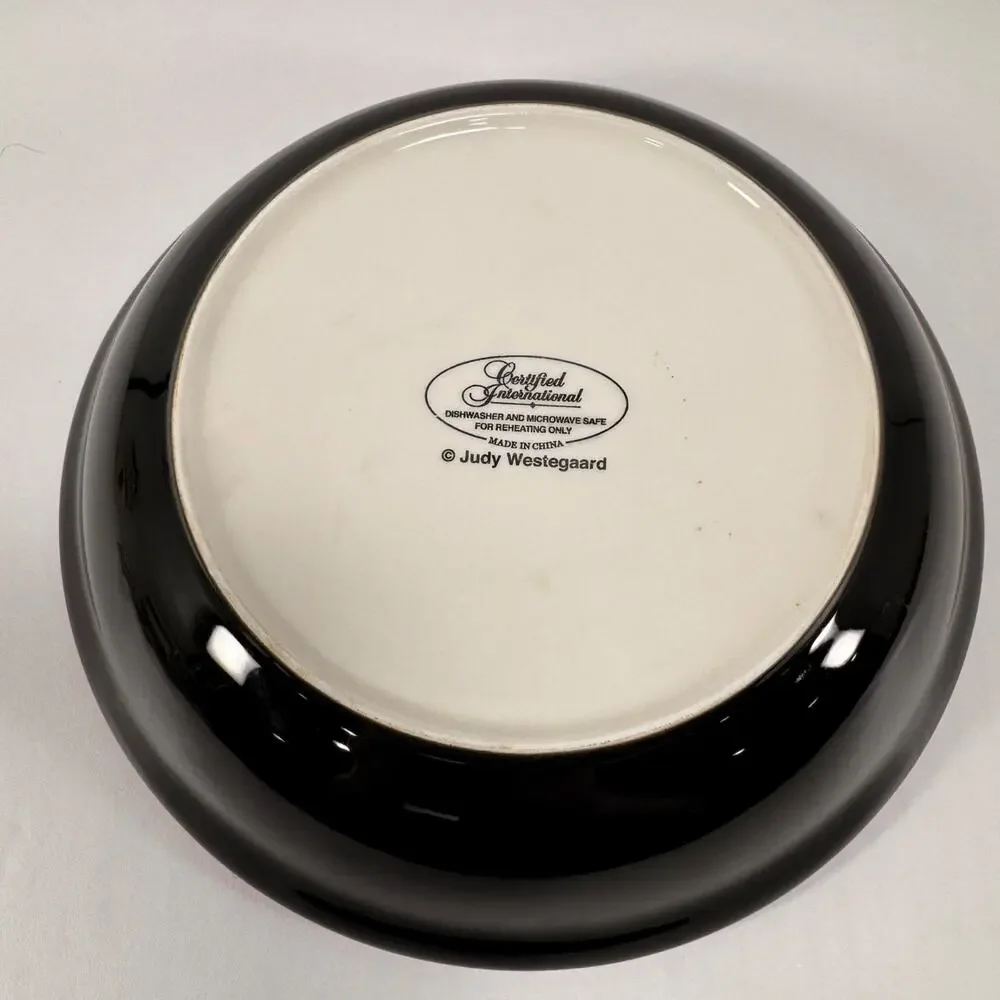 Christmas Tree Pasta Bowl Certified International Judy Westegaard